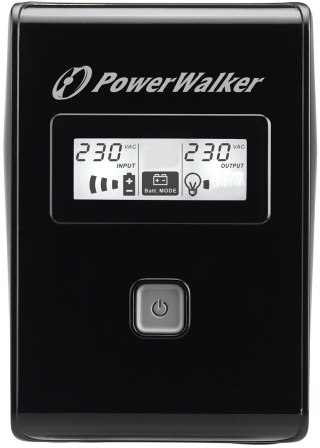 PowerWalker VI 850 LCD zasilacz UPS Technologia line-interactive 0,85 kVA 480 W