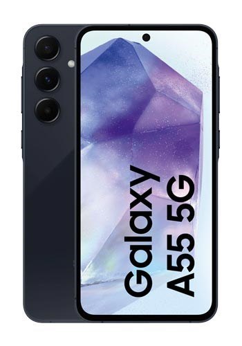 Samsung Galaxy A55 5G Entreprise Edition 16,8 cm (6.6") Hybrid Dual SIM Android 14 USB Type-C 8 GB 128 GB 5000 mAh Granatowy (ma