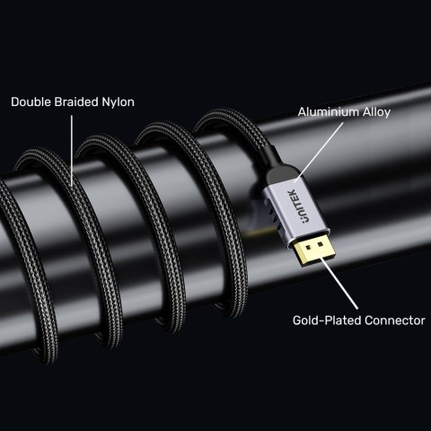 UNITEK KABEL DISPLAYPORT 2.1 8K@120HZ 1,5M