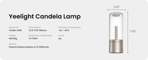 Lampka Ambient Yeelight Candela YLFWD-0019