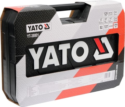 Yato YT-38801 zestaw kluczy i narzędzi 120 przyb.