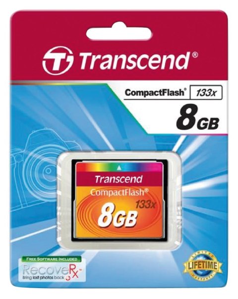 TRANSCEND COMPACT FLASH 8GB SPEED 133