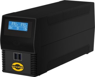 Orvaldi ID800CH zasilacz UPS Technologia line-interactive 0,8 kVA 480 W