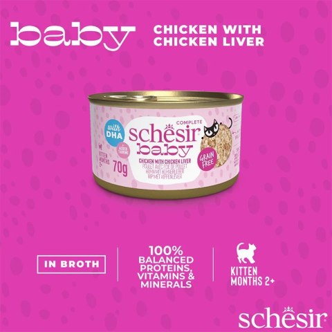 SCHESIR BABY Kurczak z LIVER 70g