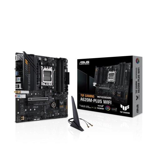 ASUS TUF GAMING A620M-PLUS WIFI AMD A620 Gniazdo AM5 micro ATX