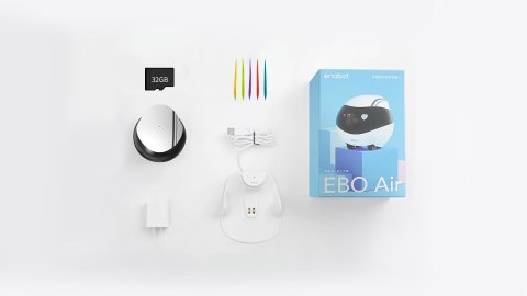 Enabot EBO AIR Robot Kamera IP Kompaktowa N/A MP N / A 16 GB pamięci zewnętrznej, obsługa maksymalnie 256 GB