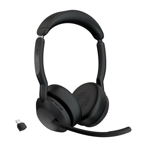 Jabra 25599-989-899 słuchawki/zestaw słuchawkowy Bezprzewodowy Opaska na głowę Biuro/centrum telefoniczne Bluetooth Podstawka do