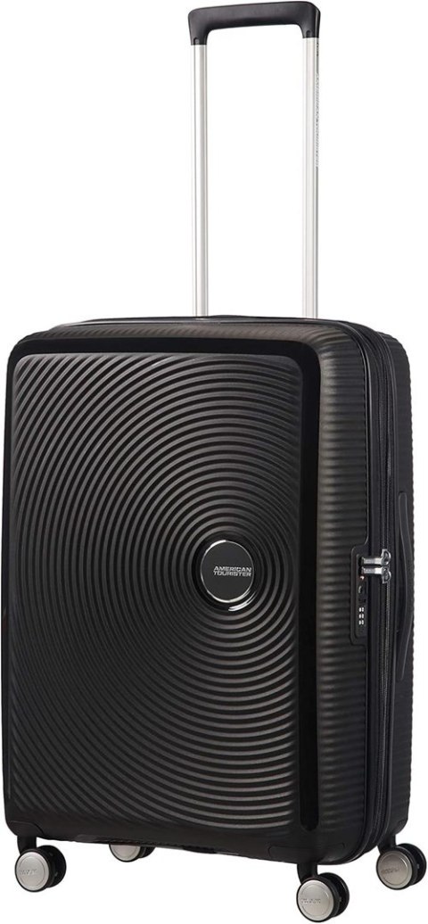 Mała kabinowa walizka American Tourister Soundbox EXP - bass black