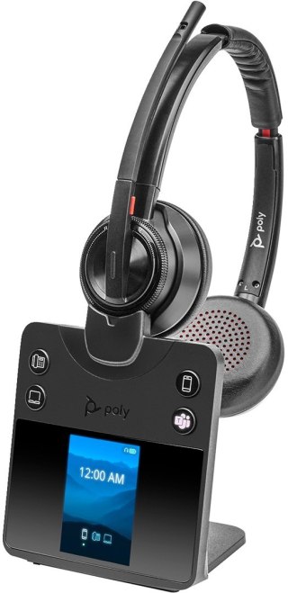 POLY Zestaw słuchawkowy Savi 8420 Office Stereo z certyfikatem Microsoft Teams DECT 1880-1900 MHz