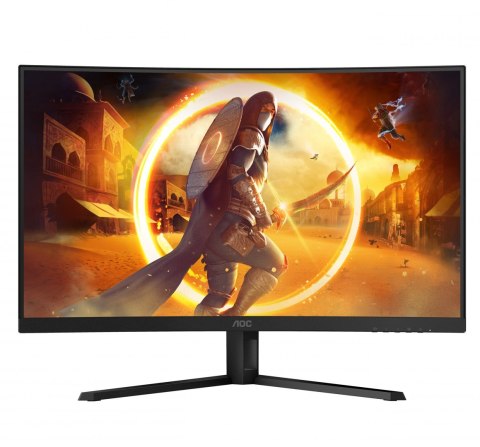 AOC G4 CQ32G4VE monitor komputerowy 81,3 cm (32") 2560 x 1440 px Quad HD LCD Czarny, Szary