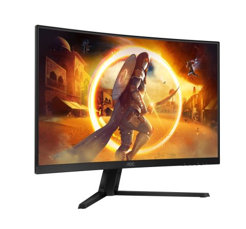 AOC G4 CQ32G4VE monitor komputerowy 81,3 cm (32") 2560 x 1440 px Quad HD LCD Czarny, Szary