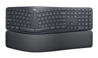 Logitech ERGO K860 for Business klawiatura Biuro Bluetooth Niemiecki Grafitowy