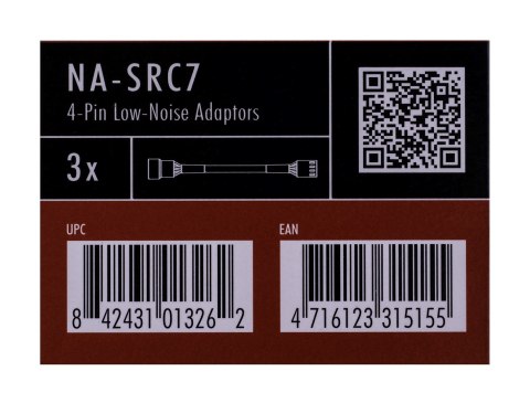 Mocowanie wentylatora NOCTUA NA-SRC7 3 szt. Low-Noise Adaptors 4-Pin