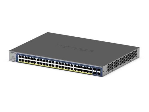 NETGEAR GS752TXP Zarządzany L2/L3/L4 10G Ethernet (100/1000/10000) Obsługa PoE Czarny