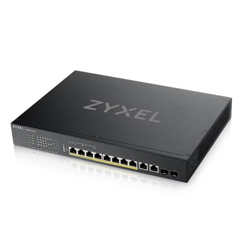 Zyxel XS1930-12HP-ZZ0101F łącza sieciowe Zarządzany L3 10G Ethernet (100/1000/10000) Obsługa PoE Czarny