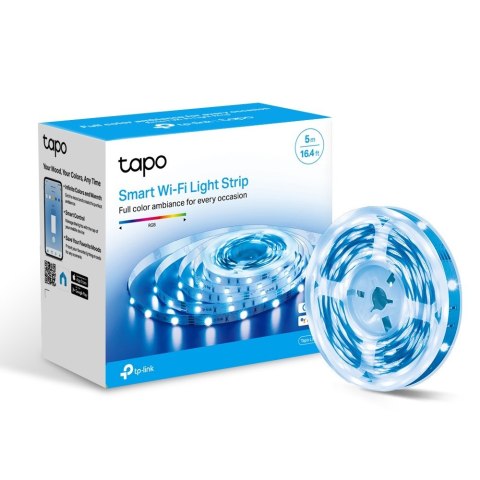 TP-Link Tapo L900-5 TAŚMA LED Smart Wi-Fi (2100 mcd, zmienne kolory, kontrola jasności, RGB, 5m)