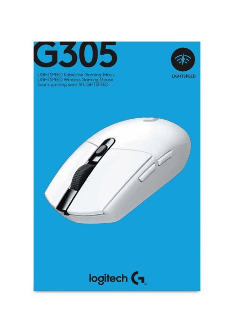 Logitech G G305 myszka Po prawej stronie RF Wireless + Bluetooth Optyczny 12000 DPI