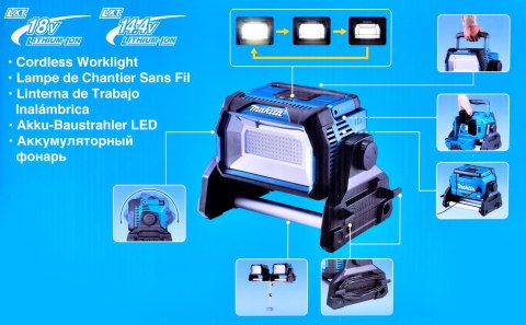 Makita DML809 lampa LED