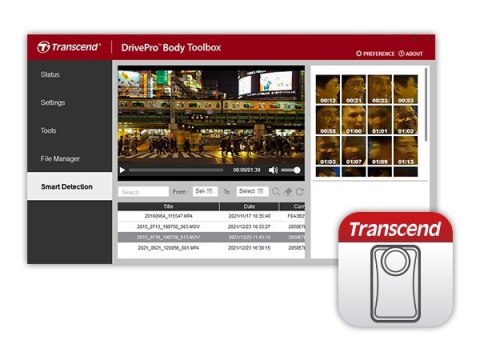 Transcend DrivePro Body 10 Kamera tułowia Przewodowa 1920 x 1080 px Czarny Bateria