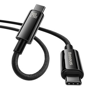 KABEL BASEUS TUNGSTEN 240W USB-C/USB-C 1M BLACK