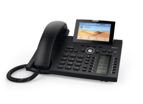 Snom D385 telefon VoIP Czarny 12 linii TFT