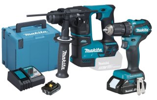 Makita DLX2454AJ zestaw akumulatorowy combo