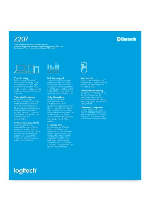 Głośniki Logitech Z207  White