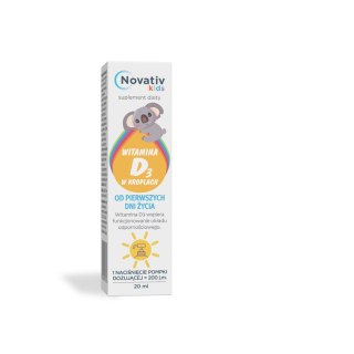 Novativ Kids Witamina D3 w kroplach 20ml