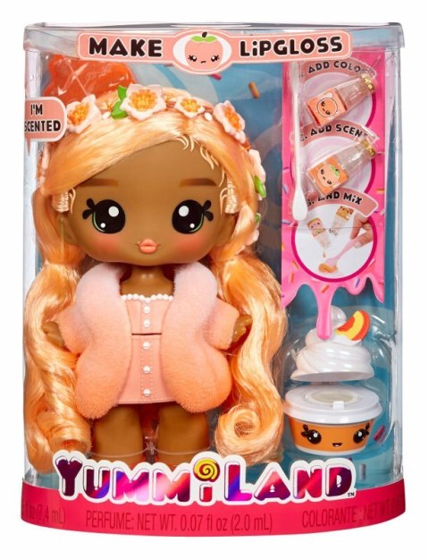 MGA Entertainment Yummiland Large Doll + Lipgloss Pet- Piper Peach