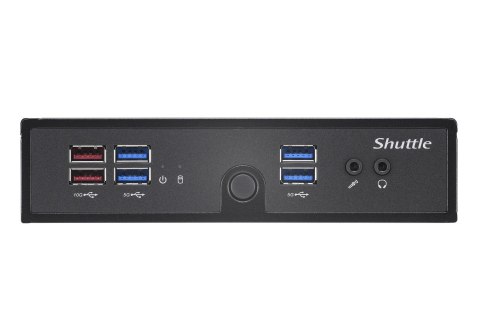 Shuttle DS50U3 komputer typu barebone Wielkość PC 1.3L Czarny i3-1315U