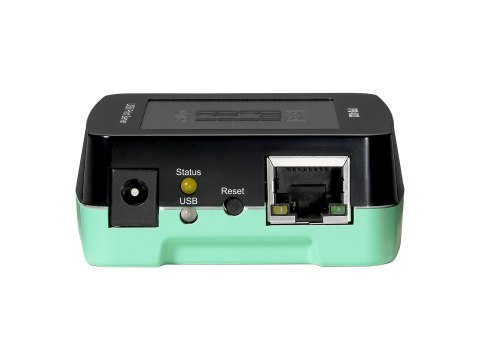 LevelOne FPS-1032 serwer druku Ethernet LAN Czarny, Zielony