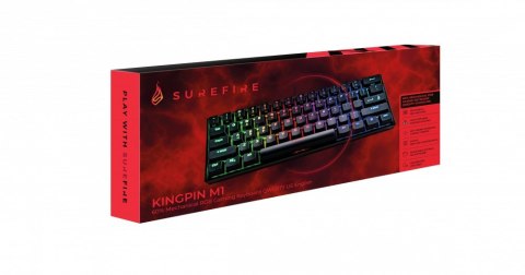 SureFire KingPin M1 klawiatura Gaming USB QWERTY US English Czarny