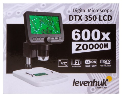 Levenhuk DTX 350 LCD 600x Mikroskop cyfrowy