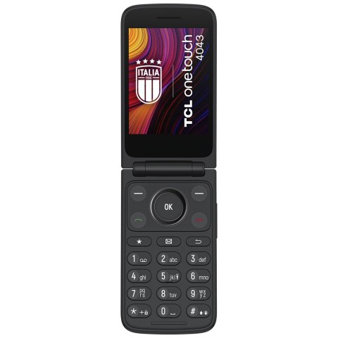 TCL OneTouch 4043 8,13 cm (3.2") 130,6 g Szary Telefon funkcjonalny