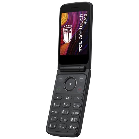 TCL OneTouch 4043 8,13 cm (3.2") 130,6 g Szary Telefon funkcjonalny