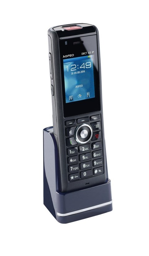 AGFEO DECT 65 IP Telefon w systemie DECT Czarny