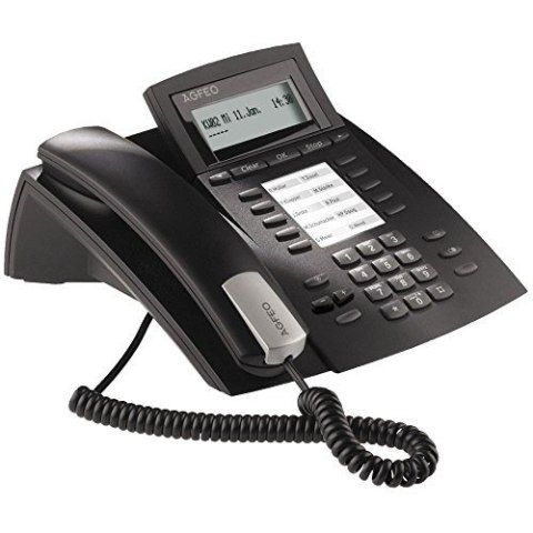 AGFEO ST 22 telefon VoIP Czarny 2 linii