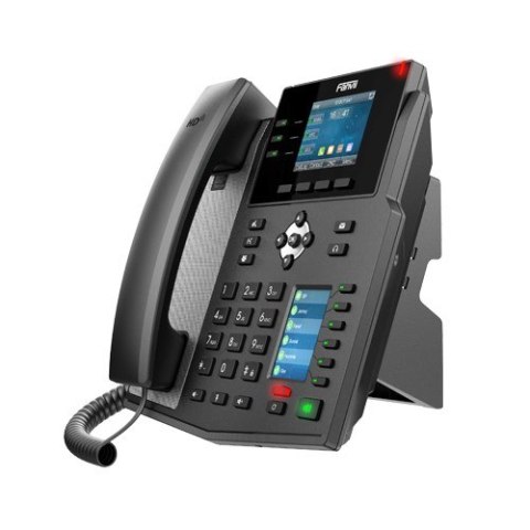 Fanvil X4U telefon VoIP Czarny 12 linii LCD Wi-Fi