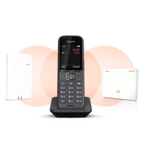 Gigaset S700H PRO Telefon w systemie DECT Nazwa i identyfikacja dzwoniącego Antracyt