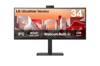 LG 34BA85QE-B monitor komputerowy 86,4 cm (34") 3440 x 1440 px Wide Quad HD LCD Czarny