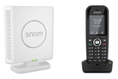 Snom M430 Telefon w systemie DECT Nazwa i identyfikacja dzwoniącego Czarny, Biały