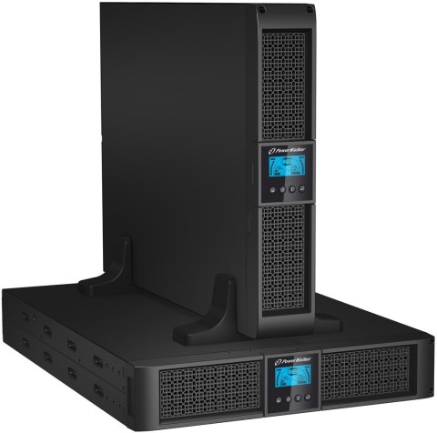 PowerWalker VFI 1000RT LCD zasilacz UPS Podwójnej konwersji (online) 1 kVA 900 W 8 x gniazdo sieciowe