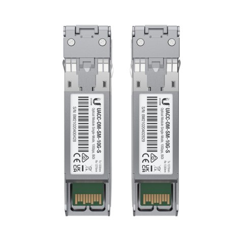 Ubiquiti UACC-OM-SM-10G-S-2 moduł przekaźników sieciowych Swiatłowód 10000 Mbit/s