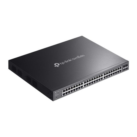 TP-Link Omada SG2452LP łącza sieciowe Zarządzany L2/L2+ Gigabit Ethernet (10/100/1000) Obsługa PoE 1U Czarny