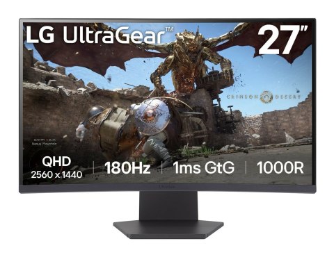 LG 27GS60QX-B monitor komputerowy 68,6 cm (27") 2560 x 1440 px Quad HD LCD Czarny