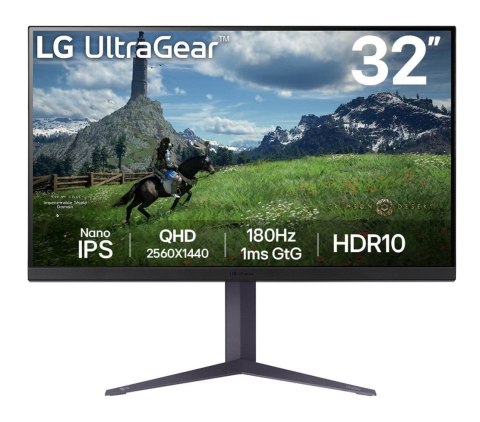 LG 32GS85QX-B monitor komputerowy 81,3 cm (32") 2560 x 1440 px Czarny