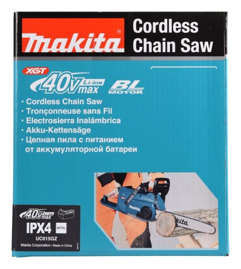 Makita UC015GT101 piła łańcuchowa Czarny, Niebieski