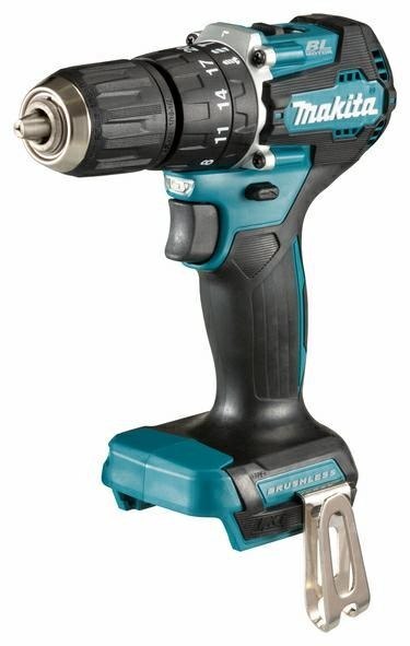 Makita DHP487Z wiertło 1700 RPM Zamek centralny 1,4 kg Czarny, Niebieski