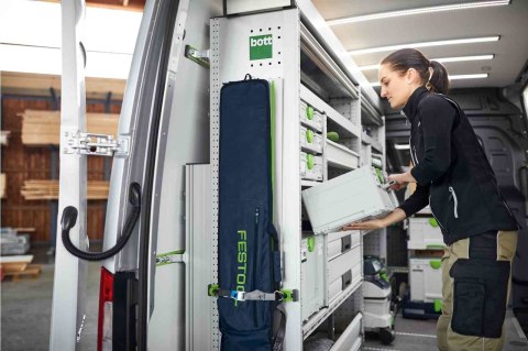 Festool SYS3 M 137 Przybornik Zielony, Biały