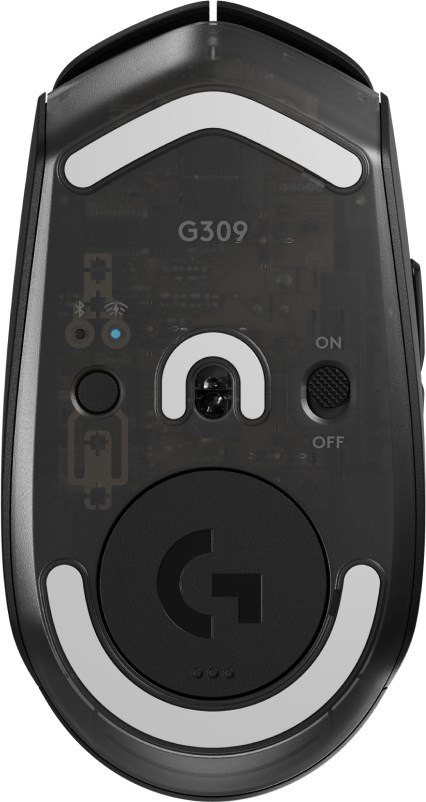 Logitech G G309 myszka Gaming Po prawej stronie RF Wireless + Bluetooth Optyczny 2560 DPI